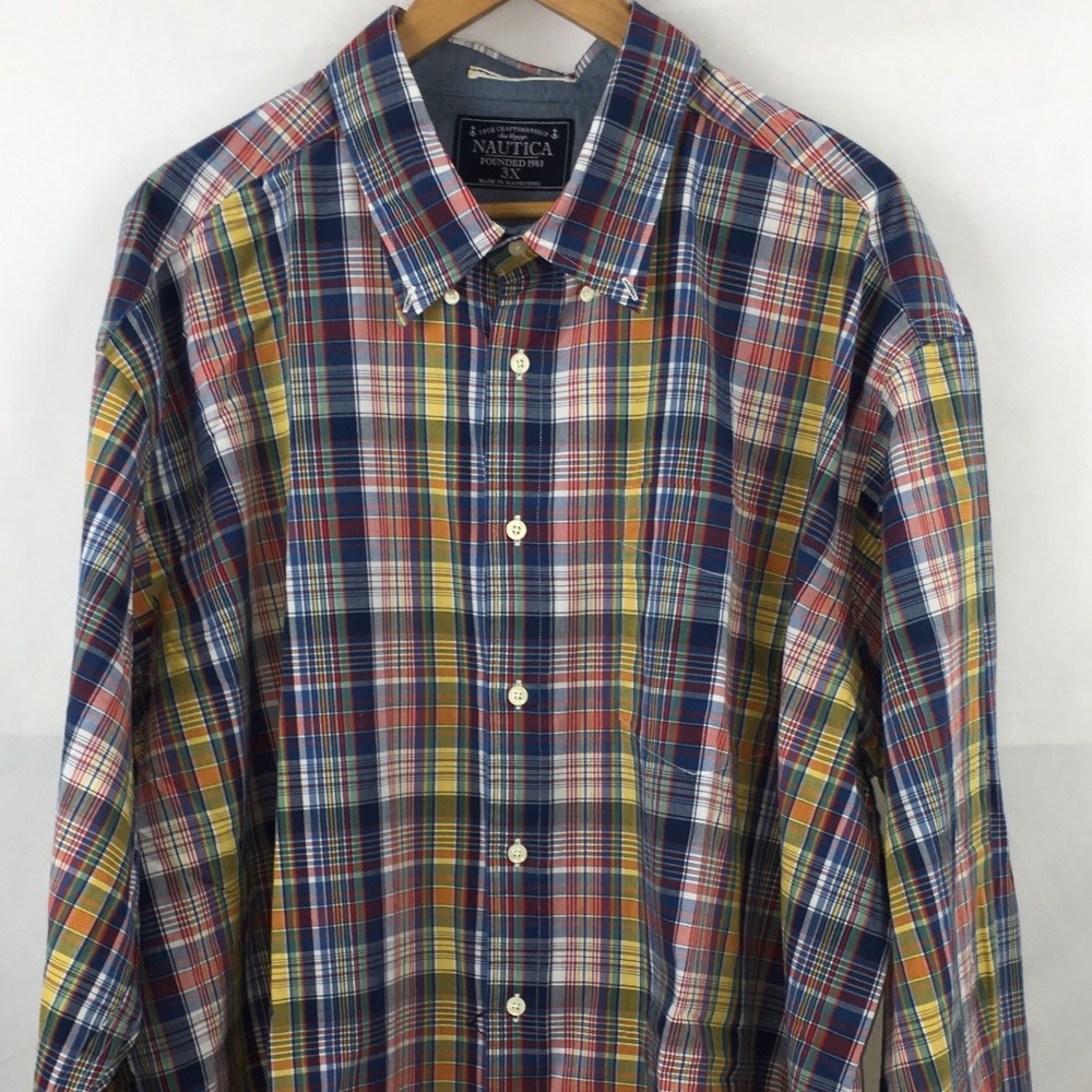Nautica Button Down Long sleeve shirt 3XL
